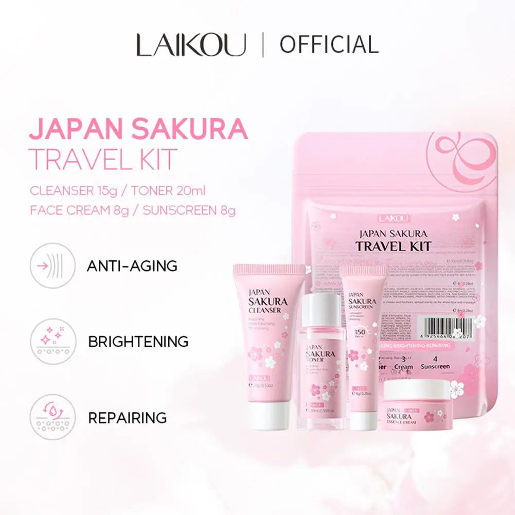 Alévora Sakura Travel Routine Set