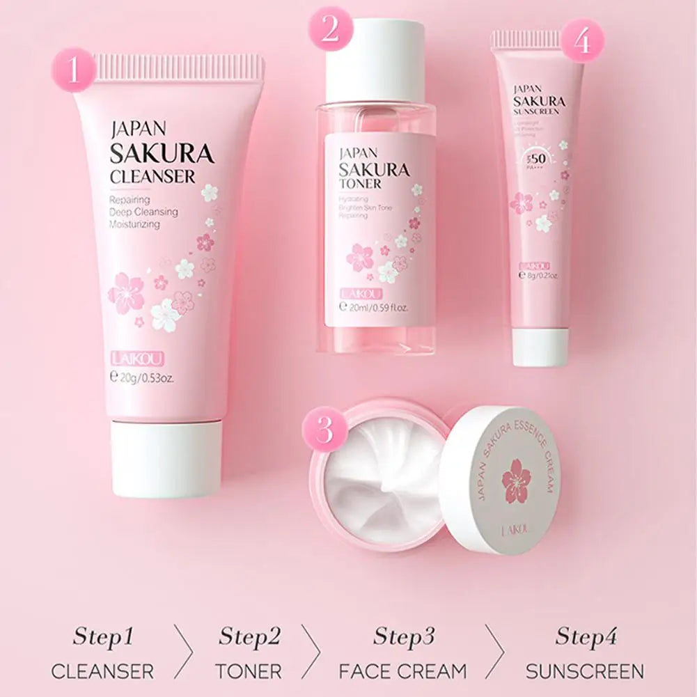 Alévora Sakura Travel Routine Set
