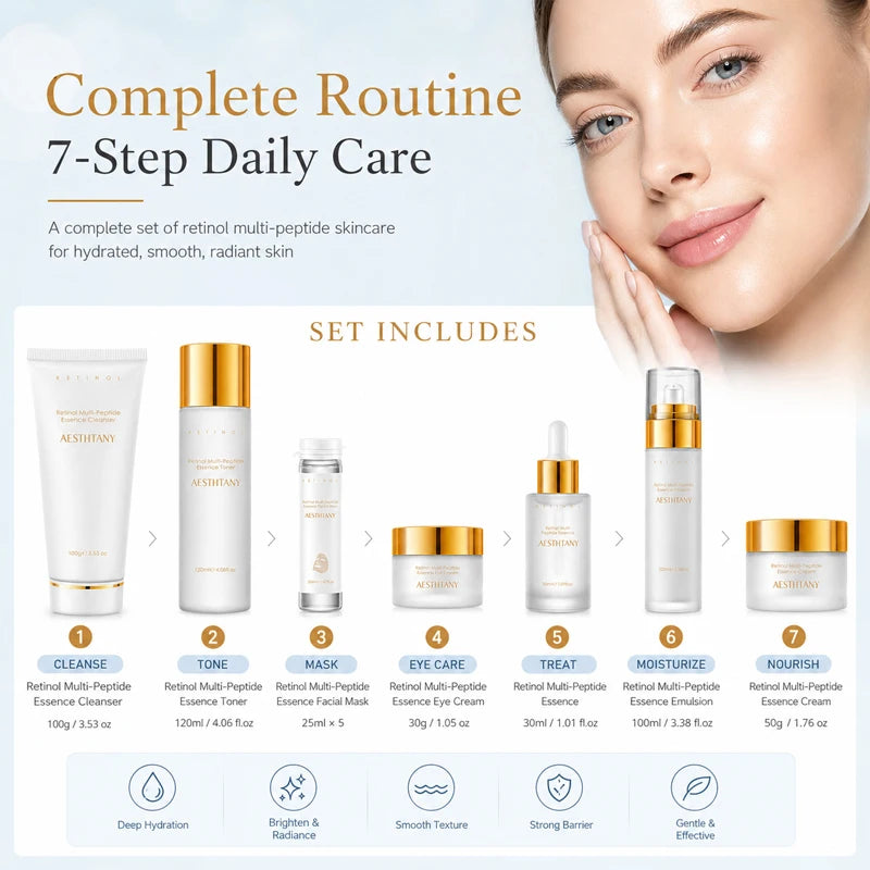 Alévora Retinol Multi-Peptide 7-Piece Set