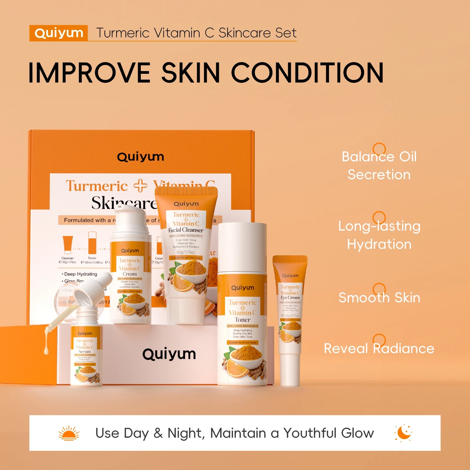 Alévora Turmeric + Vitamin C 5-Piece Set
