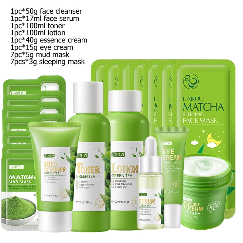 Alévora Green Tea & Sakura Routine