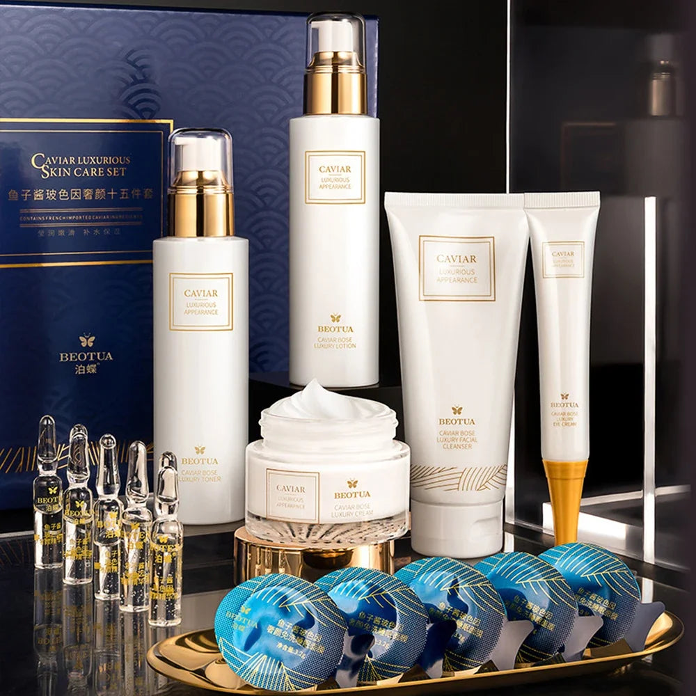 Alévora Caviar Renewal 15-Piece Skincare Set