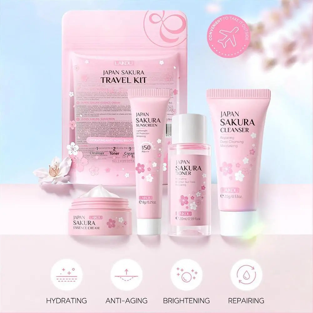 Alévora Sakura Travel Routine Set