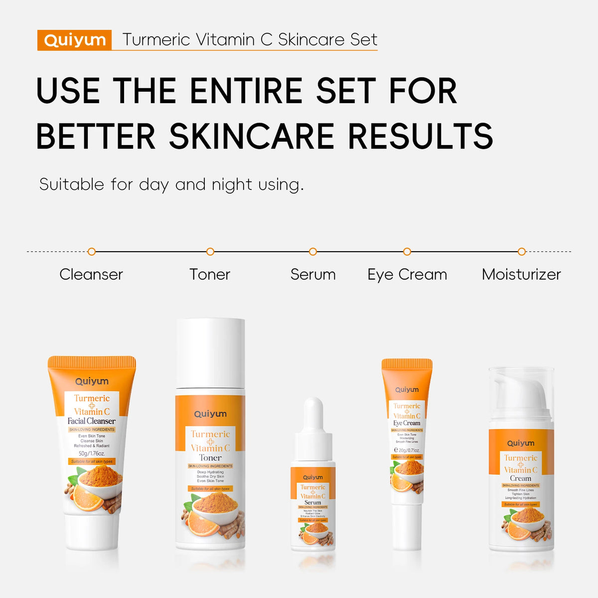 Alévora Turmeric + Vitamin C 5-Piece Set